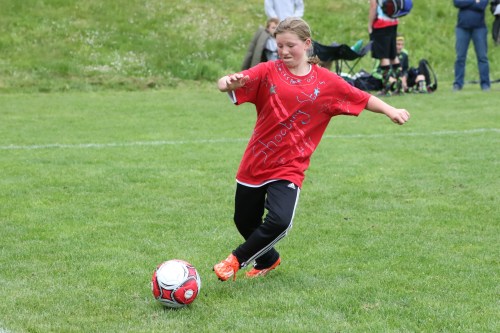 The soccer ball let out a little whimper moments before it was kicked, but no one was listening...