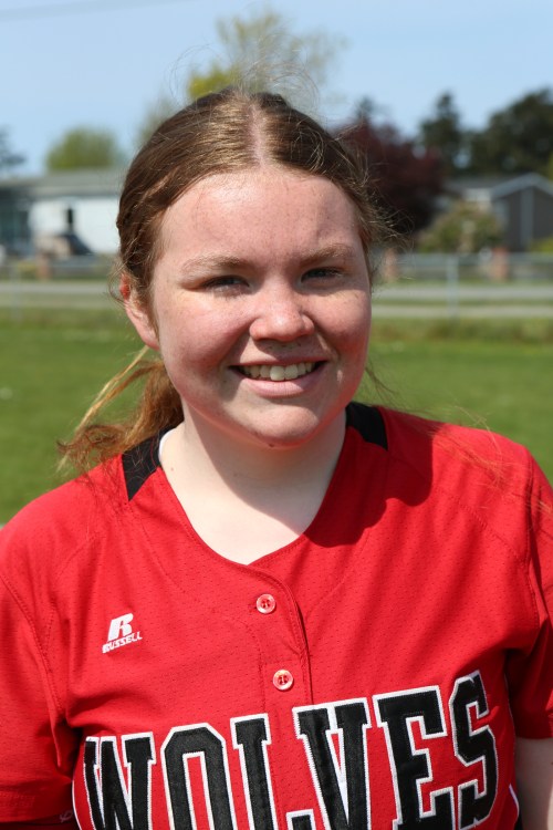 Kailey Kellner knocked in five runs Friday, sparking Coupeville to a 17-6 win. (John Fisken photos)