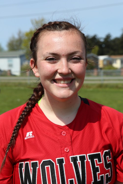 A warning has been issued to softballs everywhere. This is Hailey Hammer and she will hurt you. (John Fisken photo)