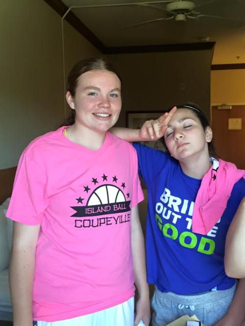 Kailey Kellner (left) and Kalia Littlejohn  (Amy King photo)