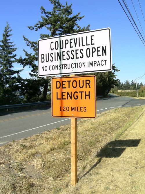 My new yard sign for the next six months or so. (David Svien photos)