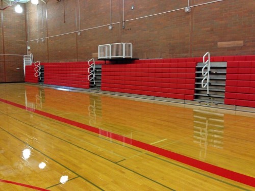 The whole place glows. That could e the lighting reflecting off the floor, though ... no, wait, it's hope. Yes, hope.