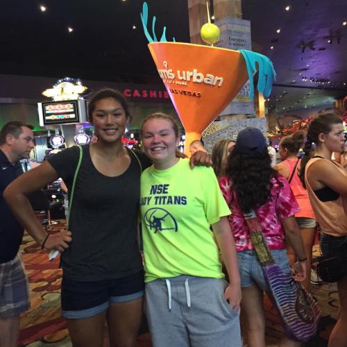 Makana Stone (left) and Kailey Kellner (Amy King photo)