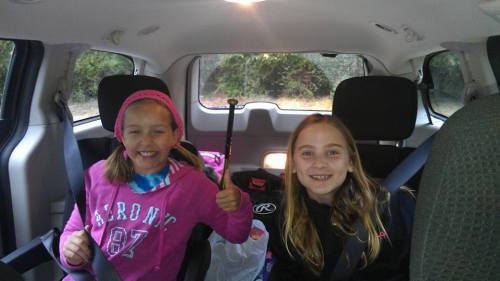 Abby Mulholland (left) and Isabelle Wells are headed to the big time. (Katy Wells photo)