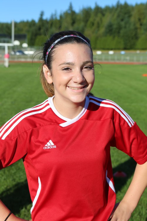 Kalia Littlejohn has scored in both of her first two high school games. (John Fisken photos)