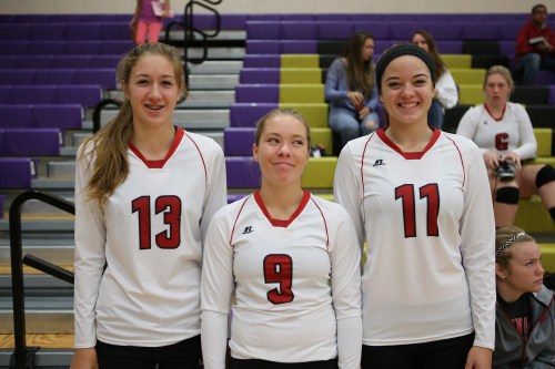 Catch a rising star. Young guns (l to r) Emma Smith, Lauren Rose and Katrina McGranahan.