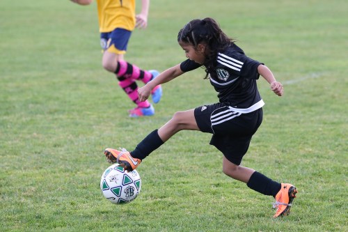 "Outta my way! I got goals to score, fool!!"