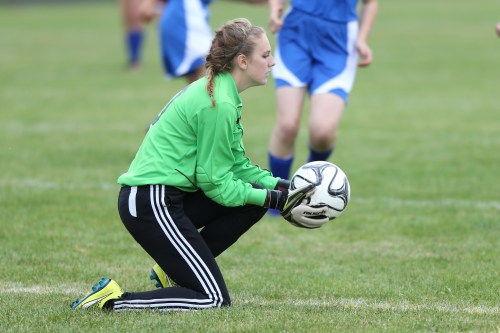 First-year goalie Lauren Grove has the 10th most saves of any netminder in the state.