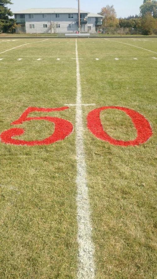 Even those wearing glasses will be able to ID the 50-yard line. (Mike Lodell photos)