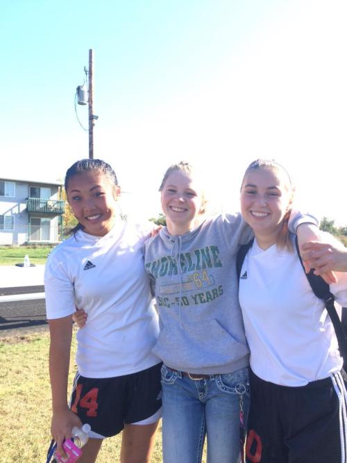 The Three Amigo celebrate.