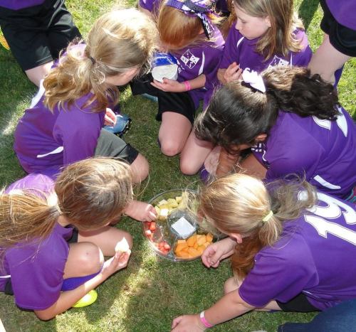 The real reason any of them play soccer? Post-game snacks. It's all about the snacks.
