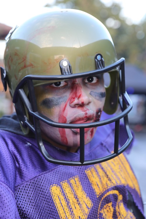 "Well, he's a great middle linebacker. Just keeps eating the (John Fisken photos)