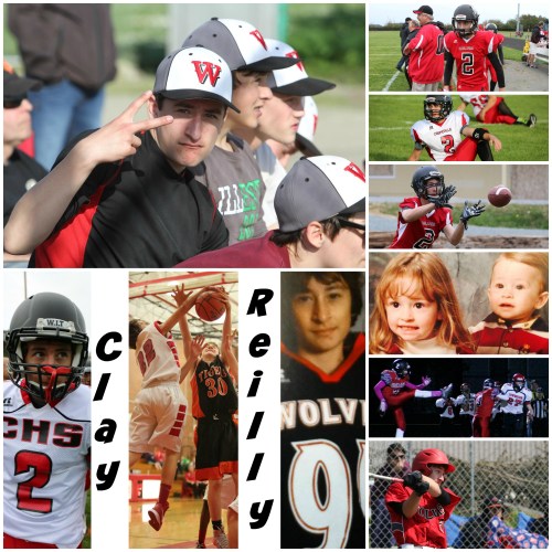 Birthday boy Clay Reilly (with a cameo by big sis Amanda Fabrizi).