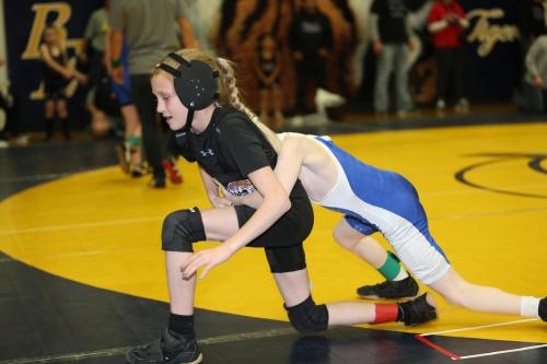 This photo is from last year, but Lita Woollet (left) is still ruling the mat. (John Fisken photo)