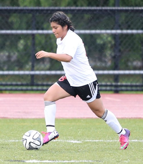 Arisbeth Montiel scored three goals in her first season as a Wolf booter. (John Fisken photo)