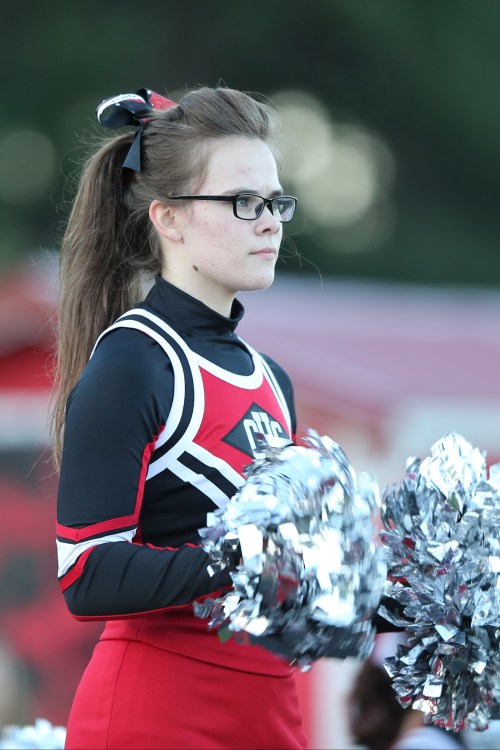 CHS cheer captain, and birthday girl, Allison Dickson. (John Fisken photos)