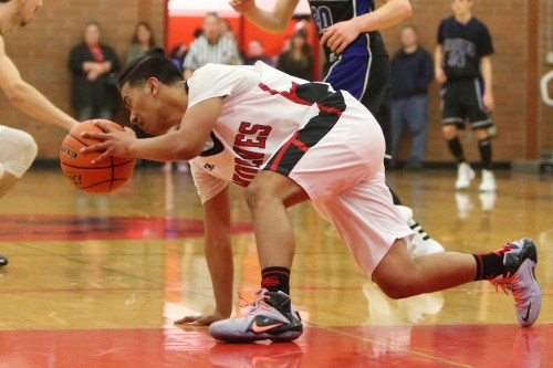 He has Risen. La Conner knocked Risen Johnson to his knees, but he never lost the handle on the ball, and actually recovered to score on the play.