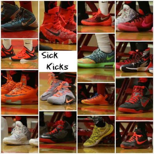 Every color of the rainbow is represented by CHS boys' basketball players.