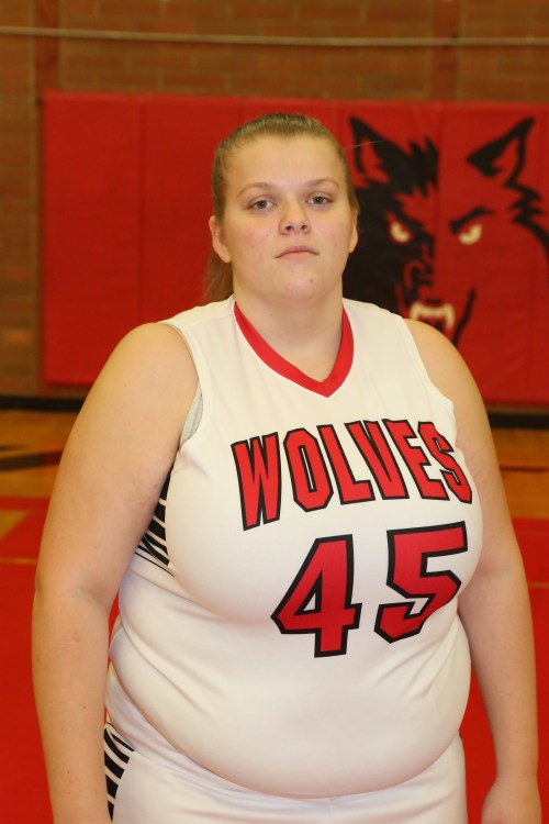 Skyler Lawrence tossed in a team-high nine points at Sequim. (John Fisken photo)