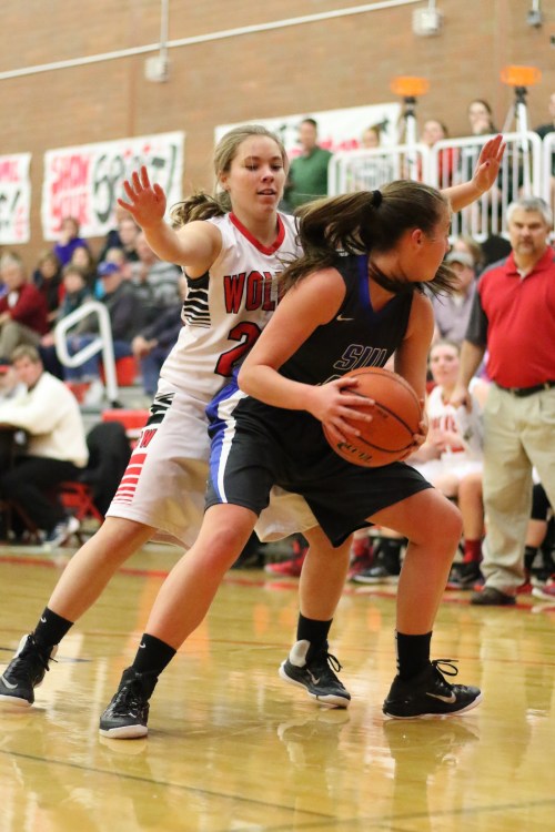 Lauren Rose, seen here playing defense, was (Sylvia Hurlburt photo)