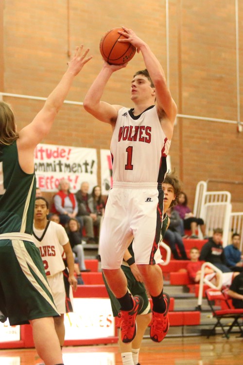 Wiley Hesselgrave was named First-Team All-League by 1A Olympic League coaches for the second straight season. (John Fisken photos)