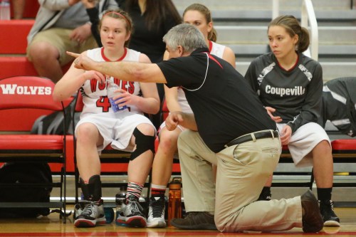 CHS coach David King points the way to state.