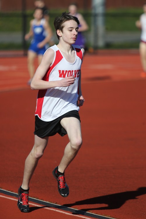 Danny Conlisk cruises on by.