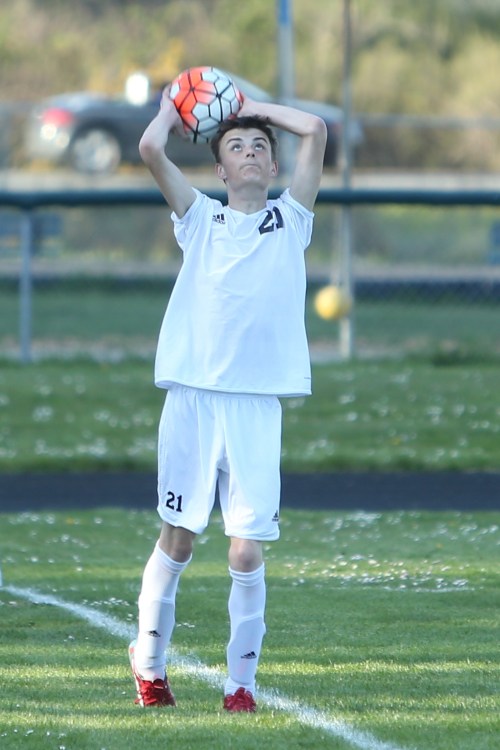 Shreffner looks for some inspiration from above.