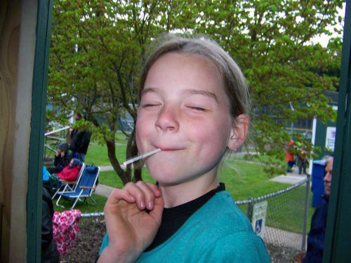 The sweet taste of success.