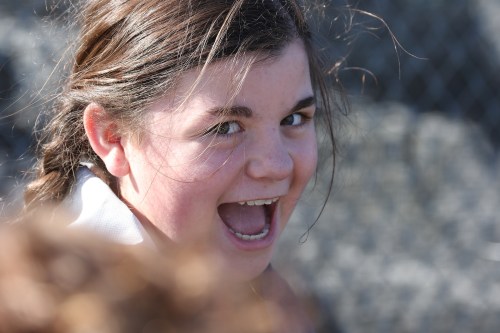 Mollie Bailey has seen the past and she is delighted. (John Fisken photo)