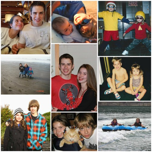 He's not heavy, he's my brother. Sylvia and big bro' Larry.