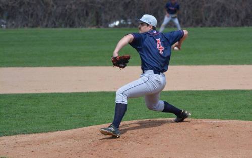 Etzell delivers the high, hard cheese. (Libby Auger photo)