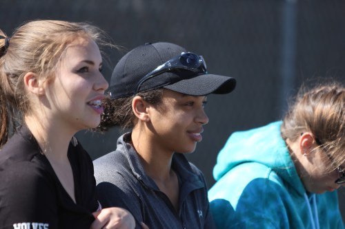 Maggie Crimmins (left) and Kameryn St Onge