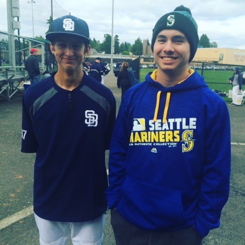 Coupeville's Jpey Lippo (left) and Oak Harbor's James Besaw. (Teresa Besaw photo)