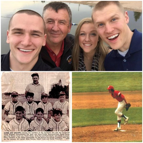 Ryan O'Keefe (top with children Gavin, Kendra and Kramer