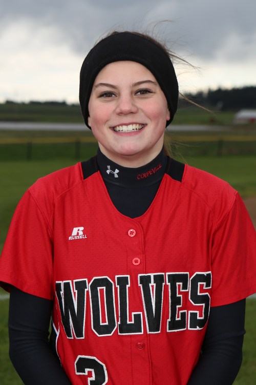 Jae LeVine swung a big bat and played stellar defense for a Wolf squad which won its most games in several seasons. (John Fisken photos)