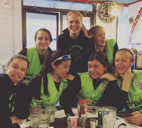 The Venom celebrate Cinco de Mayo, and another win. (Charlotte Young photo)