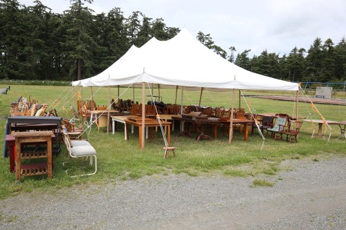 Pull up a chair, or three dozen.