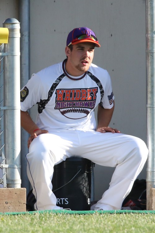 Having just wrapped his second season as a college player, former Wolf Ben Etzell is in town to help the next generation. (John Fisken photos)