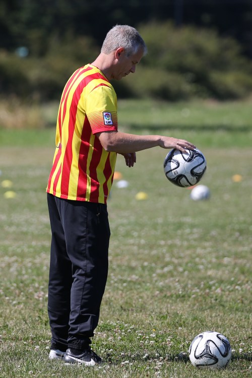 CHS boys soccer coach Kyle Nelson 