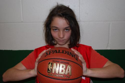 Hawthorne Wolfe, seen here during basketball season, is one of six Central Whidbey baseball players (Pat Kelley photo)