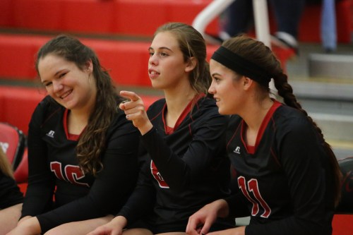 Briscoe, seen here last year with Sarah Wright (left) and Katrina McGranahan,