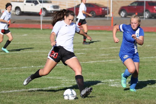 Mia Littlejohn ran wild Thursday, rattling home four more goals to give her 16 in just six games.
