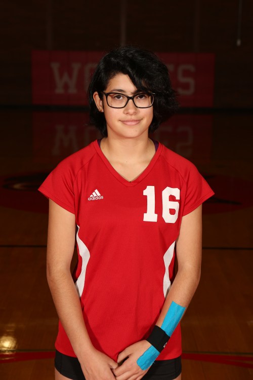 Willow Vick had a team-high seven service aces in a win Thursday night at Port Townsend. (John Fisken photo)