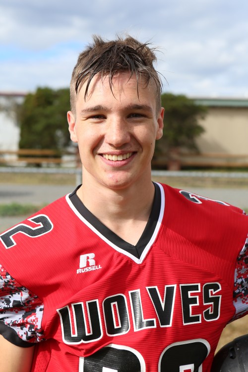 Senior Jacob Martin leads Coupeville in rushing and tackles. (John Fisken photo)