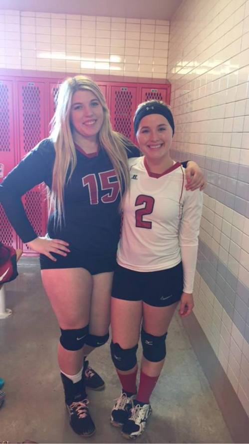 Tiffany Briscoe (left) and Valen Trujillo