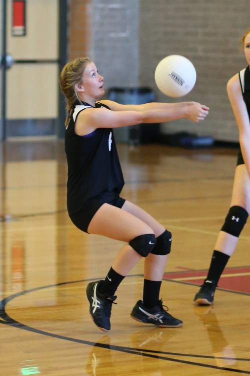 Whidbey Island spikers ages 10-18, like Lucy Sandahl, are invited to try out for a new (John Fisken photo)