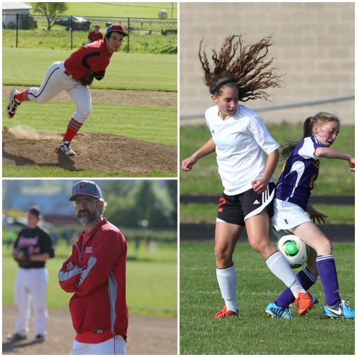 Clockwise from bottom left, it's Mike, Ben and Marisa Etzell.