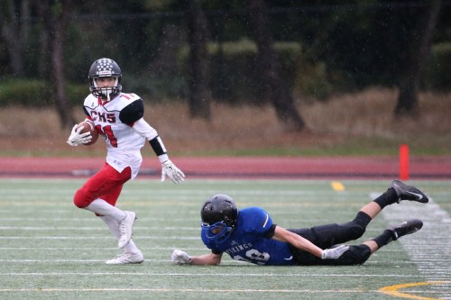 "And I'm outta here." A broken play, a huge bounce, an alert player and a 67-yard reception.