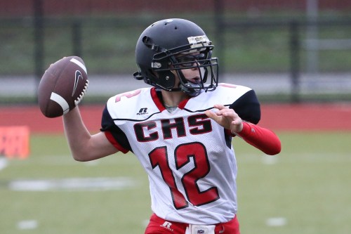 Freshman QB Dawson Houston stands tall in the pocket.